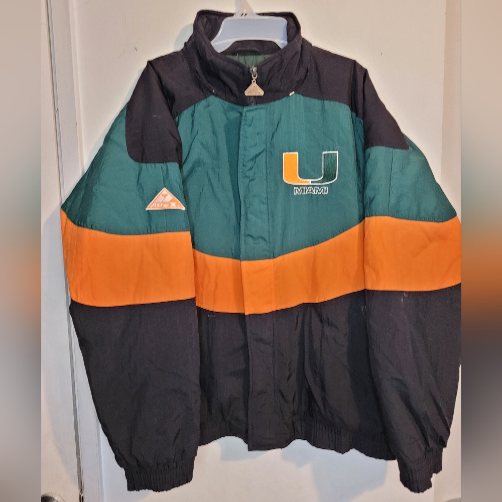 Apex Miami University Jacket Size Large Vintage